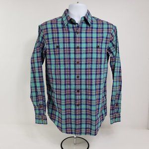 Polo Ralph Lauren Plaid Blue Button Down Shirt